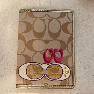 Coach passport holder
